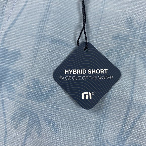 NWT Travis Mathew Smooth Talker Shorts Mens Size 38 Blue Golf Flat Front Stretch - Picture 4 of 15